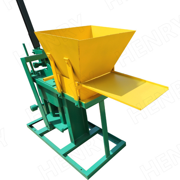 Clay Brick Making Machine In Uganda Small HR2-40 Mud Brick Machine