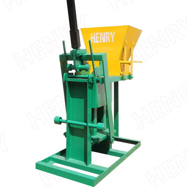 Clay Brick Making Machine In Uganda Small HR2-40 Mud Brick Machine