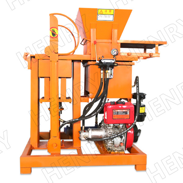 Hr2-25 Diesel Clay Interlocking Brick Machine And Mud Brick Making Machine