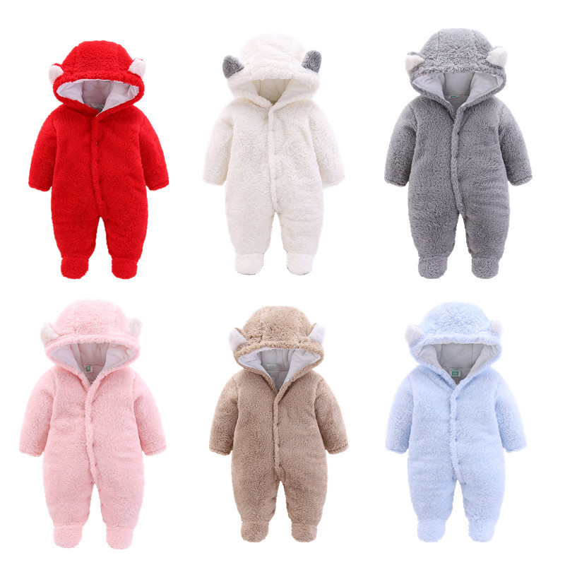 Everystep Polyester Knitted Bodysuit Long Sleeve Newborn Baby Clothes Winter Baby Rompers Baby Onesie