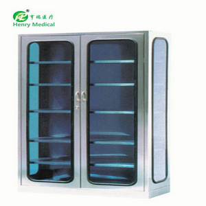 Hospital Furniture Stainless Steel Lockable Medical Instrument Cabinet Medicine Cupboard