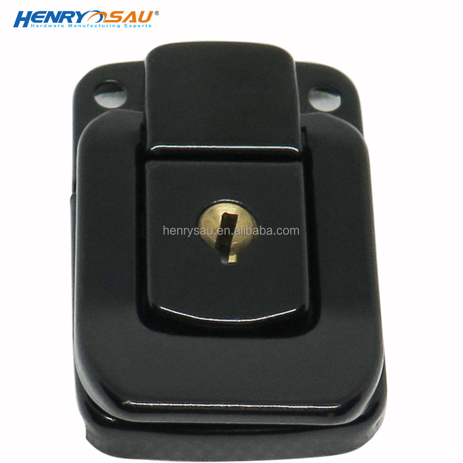 Special Price Metal Black Toggle Latch For Chest Box Case Suitcase Tool Clasp Cabinet Fitting Key Lock Belt Hasp Buckle Hardware