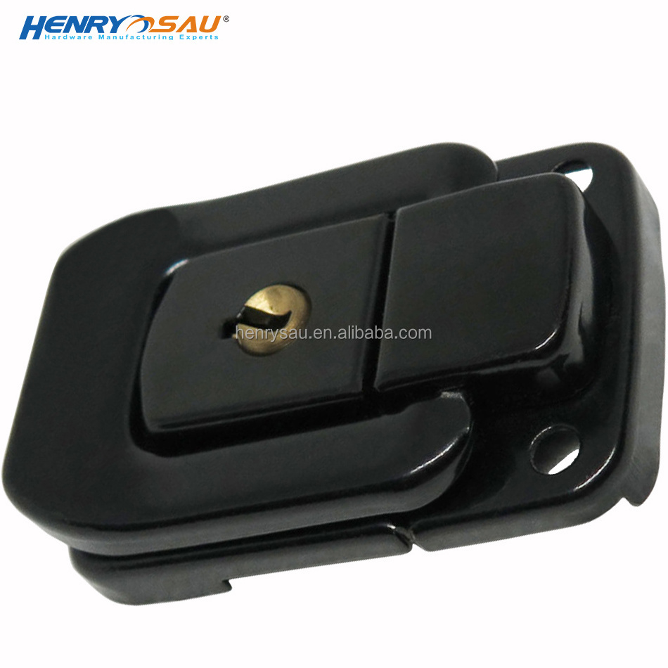 Special Price Metal Black Toggle Latch For Chest Box Case Suitcase Tool Clasp Cabinet Fitting Key Lock Belt Hasp Buckle Hardware