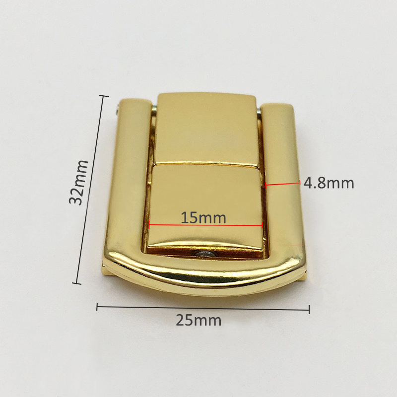 new arrival small box glold plated clasp lock customized push lock for wooden case zinc alloy push lock for jewelry box