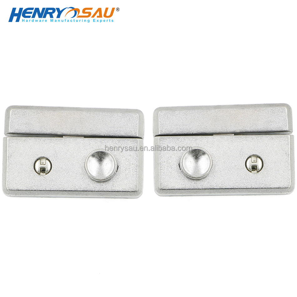 customized clip decoration metal material push button lock handbag hardware accessories clasps for bag closure bag lock with key