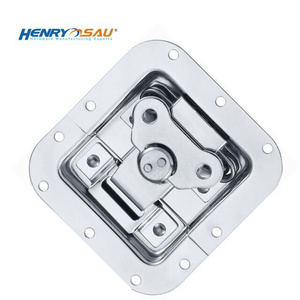 Newest flightcase hardware chrome plating butterfly box latch accessories latch lock  turn latch lock