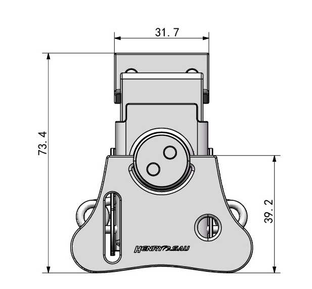 Latch Lock Butterfly Latch Twist Butterfly catch with Captive Body  Latch  For Case