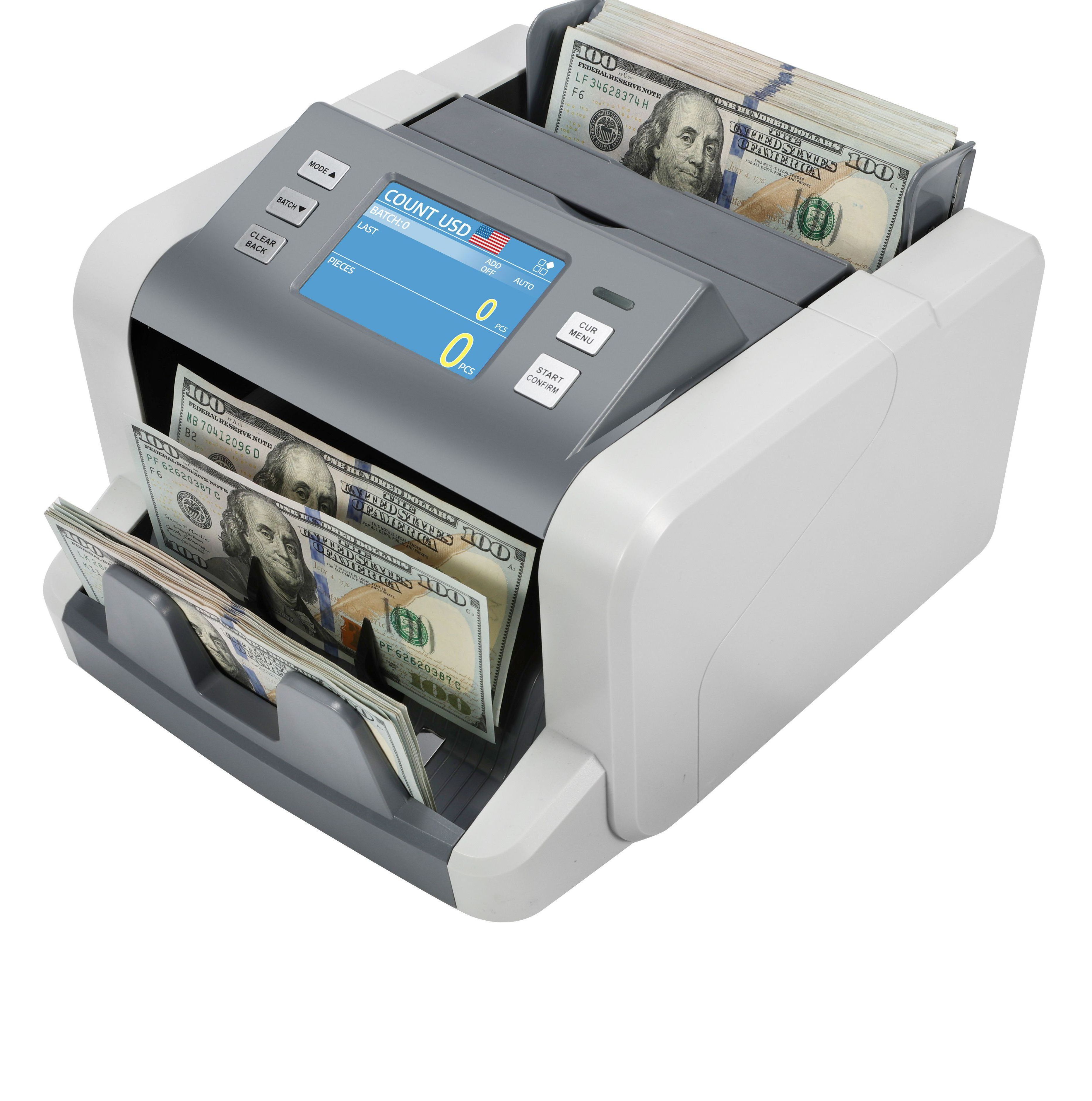 HL-80 1 CIS Multi Currency mixed Value Counting Machine  Mixed Denomination counter Bank Money Counter Bill Value Counter