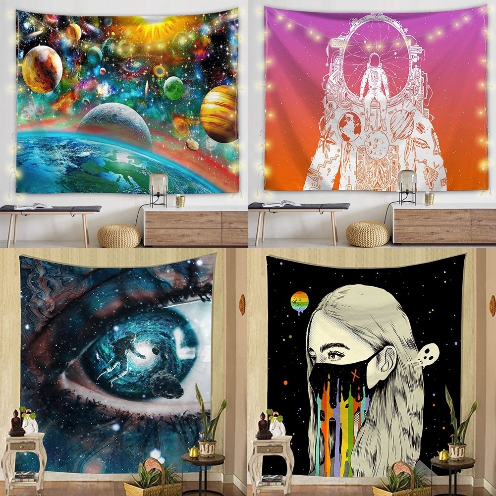 Creative Interesting Unique Multipurpose Utility Science Fiction Star Astronaut Series Customized High Quality Tapestries