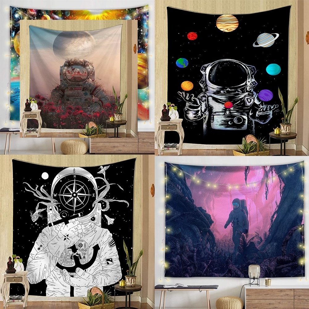 Creative Interesting Unique Multipurpose Utility Science Fiction Star Astronaut Series Customized High Quality Tapestries