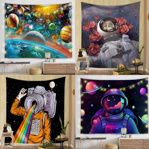 Creative Interesting Unique Multipurpose Utility Science Fiction Star Astronaut Series Customized High Quality Tapestries