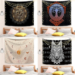 Customized Unique Darkness Series Live Broadcast Background Cloth Indoor Outdoor Dorm Classroom Office Decoration Tapestries