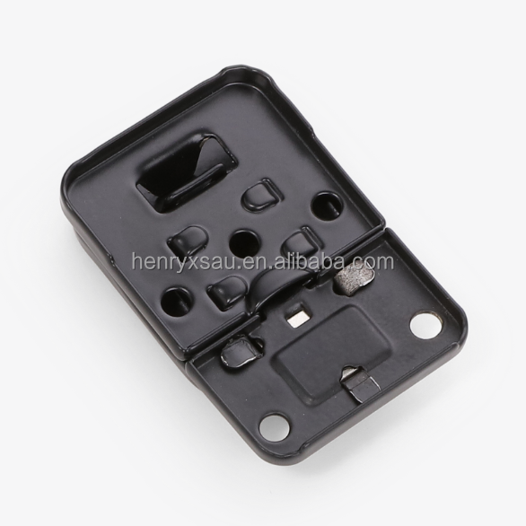 China Manufacturer Black Toggle Case Catch Latch Chest Suitcase Hasp Square Padlocks with Key Bag Box Steel Buckle Clip Clasps