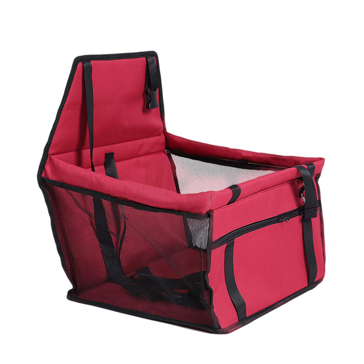 Breathable Washable Outdoor Travel Portable Foldable Carrier Pet Dog Car Booster Seat for Car