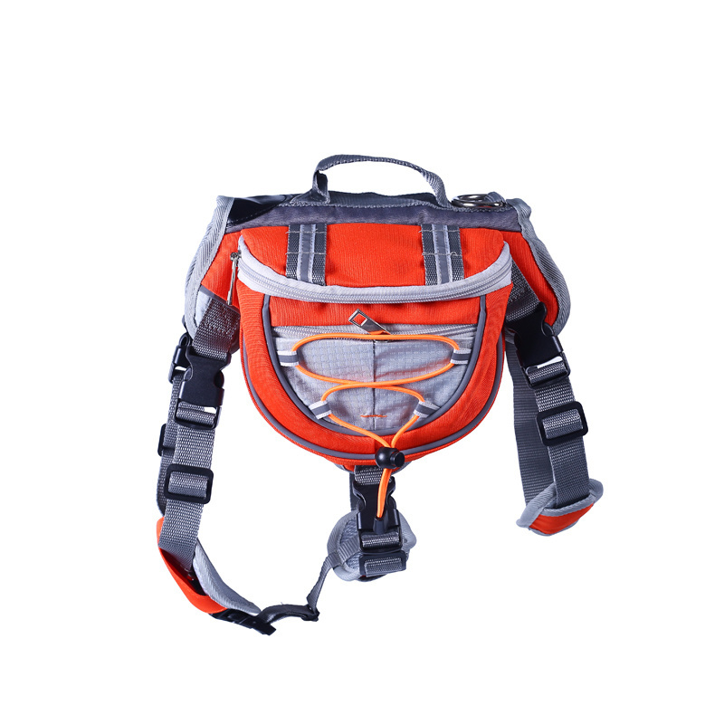 Outdoor Custom Adjustable Reflective Dog Pet Backpack Dog Harness Personalized From China Manufacturer