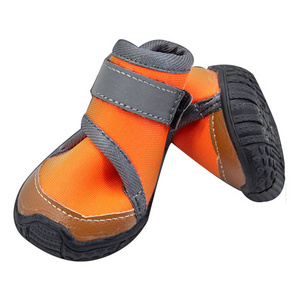 Waterproof Nylon Neoprene Reflective Dog Boots Comfortable Pet Shoes Dog Boots Sole Dog Waterproof Shoes