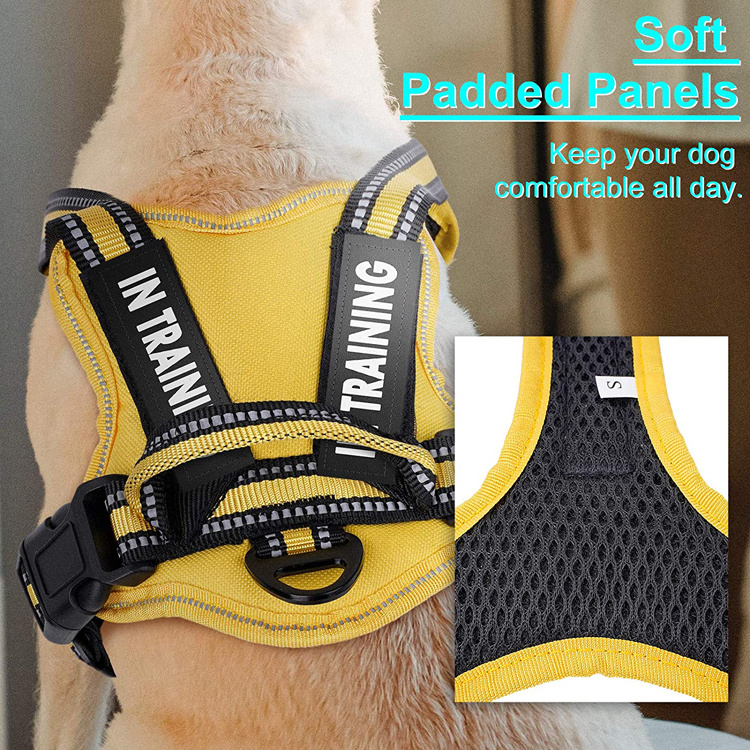 Over The Head Dog Harness No Pull Dog Oxford Vest Reflective Breathable Adjustable Pet Halter for Small Medium Large Dogs