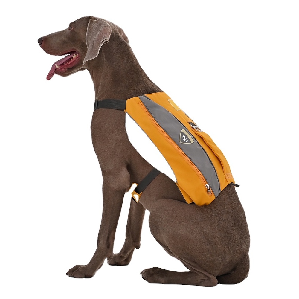 Lightweight Adjustable Dog Harness Backpack Training Trail Running Walking Hiking All-Day Wear Outdoor Dog Backpack Harness