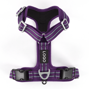 Low Moq No Pull Custom Dog Harness Easy Walk Adjustable Dog Harness Manufactures Padded Reflective for Small Medium Large Dogs