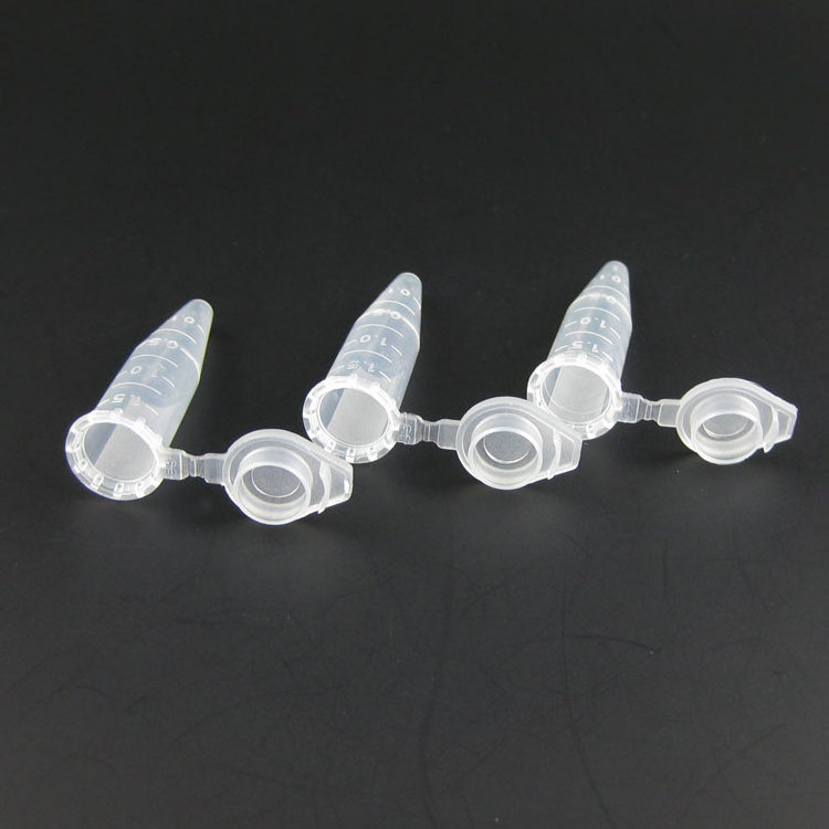 1.5ml Microcentrifuge Tubes with graduations conical bottom Flat cap