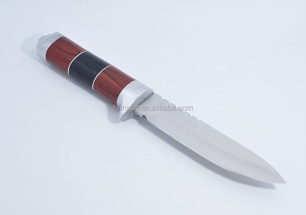 yangjiang knife wild self-defense knife wooden handle straight knife