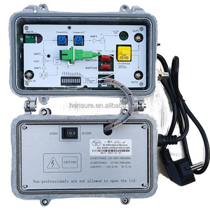 CATV 2 way optical receiver Outdoor Node High hfc  2 outputs optical node with  AGC Ultra-low -15dbm  cable tv fiber optic node