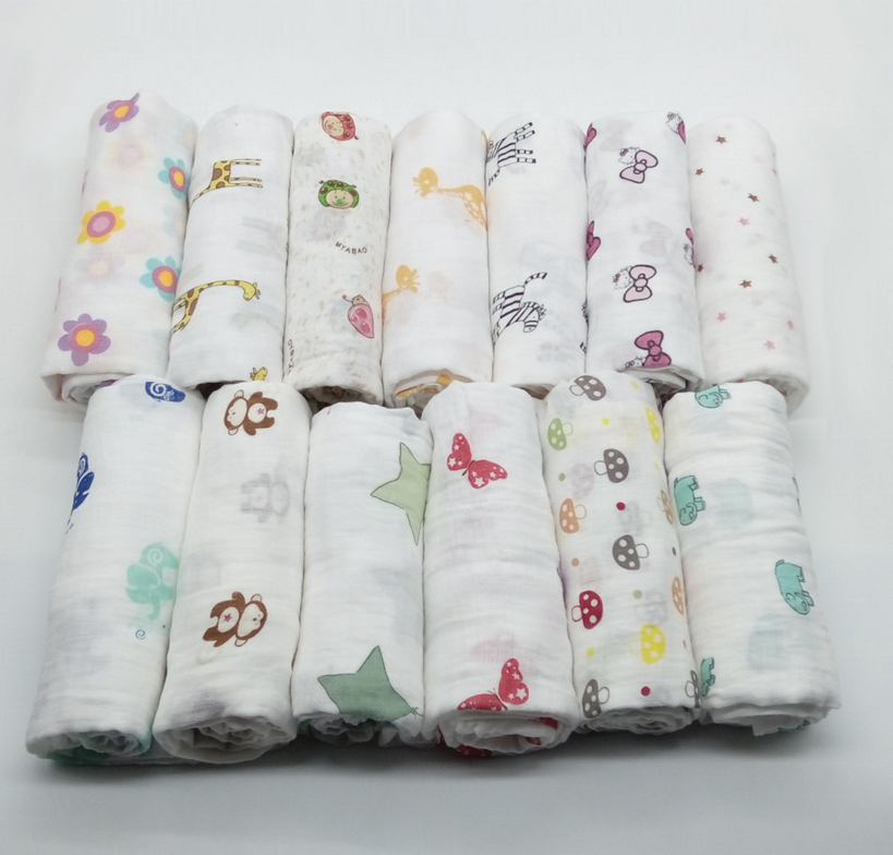 wholesale cotton swaddle wrap muslin blanket baby, baby muslin quilt blanket