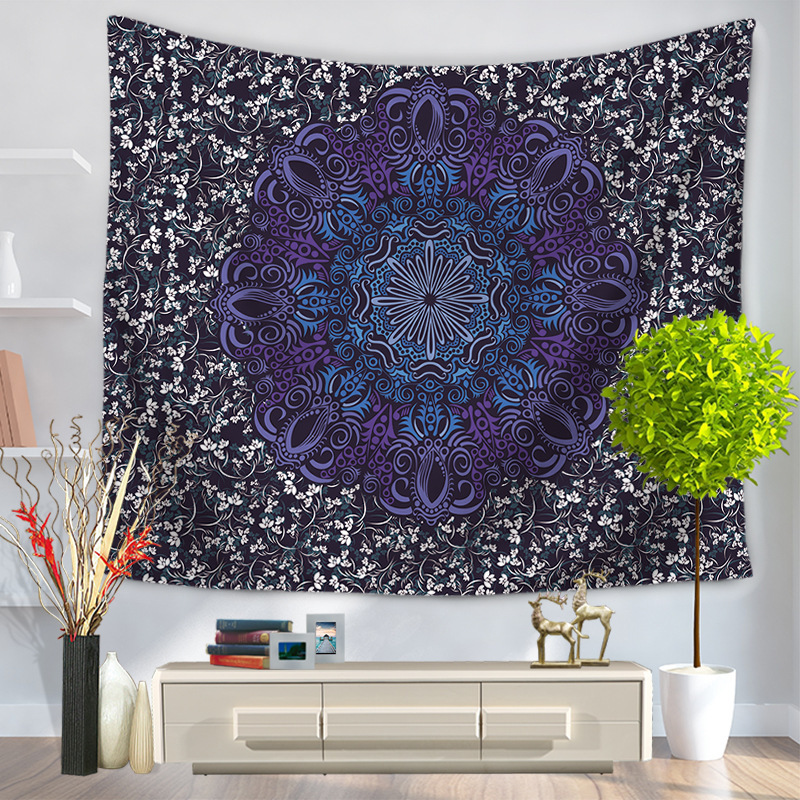 custom print wall tapestry weaving machine