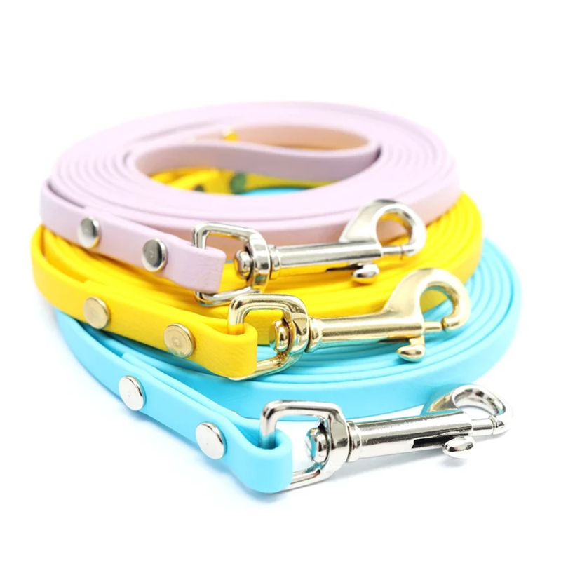 Long Strong Heavy Duty Eco Friendly PVC Waterproof Rope Pet Dog Leash Waterproof PVC Pet Dog Training Leash