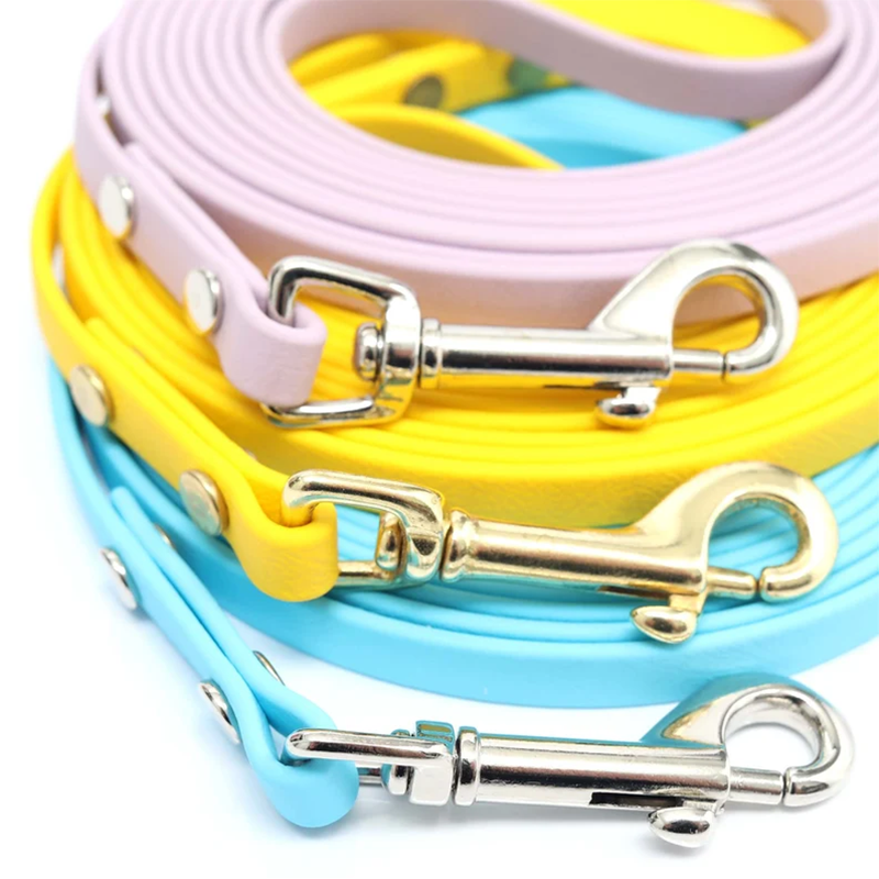 Long Strong Heavy Duty Eco Friendly PVC Waterproof Rope Pet Dog Leash Waterproof PVC Pet Dog Training Leash