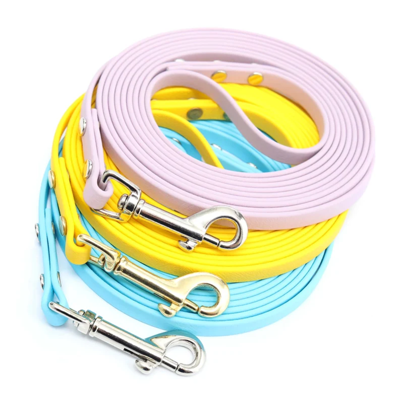 Long Strong Heavy Duty Eco Friendly PVC Waterproof Rope Pet Dog Leash Waterproof PVC Pet Dog Training Leash