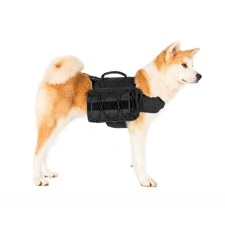 Wholesale High Quality Dog Saddle Bags Traveling Hiking Carrying Service Bag Cum Dog Backpack