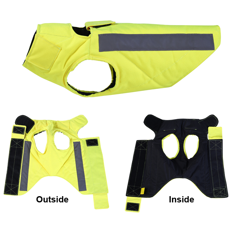 Protective hunting dog safety vest reflective, anti-perforation safety dog training vest custom, dog reflective weight vest