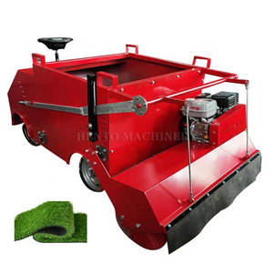 Football Artificial Grass Cleaner / Artificial Grass Brushes For Combing Artificial Turf / Artificial Turf Grass Sweeper