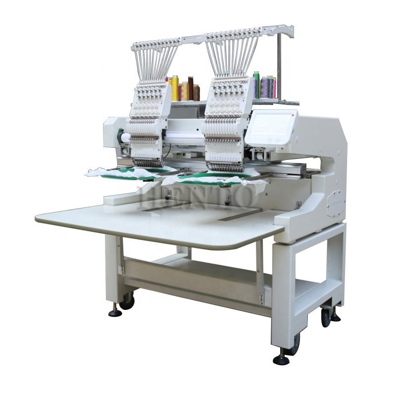 Hento High Quality Computerized Embroidery Machine 12 Heads