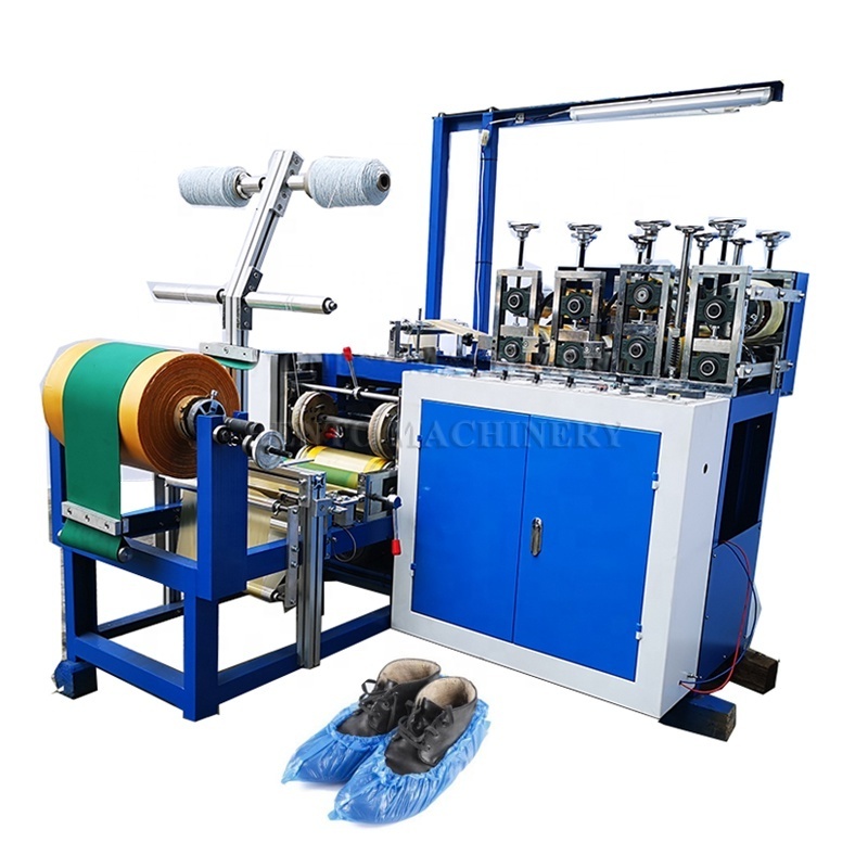 High Efficiency Automatic Shoe Cover Maker / Shoe Cover Making Machine / Disposable Shoe Covers Making Machine