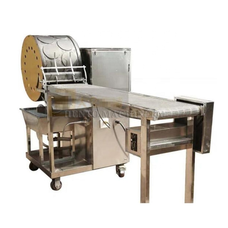 High Performance Layer Cake Crust Making Machine / Spring Roll Machine Auto / Samosa Spring Roll Making Machine