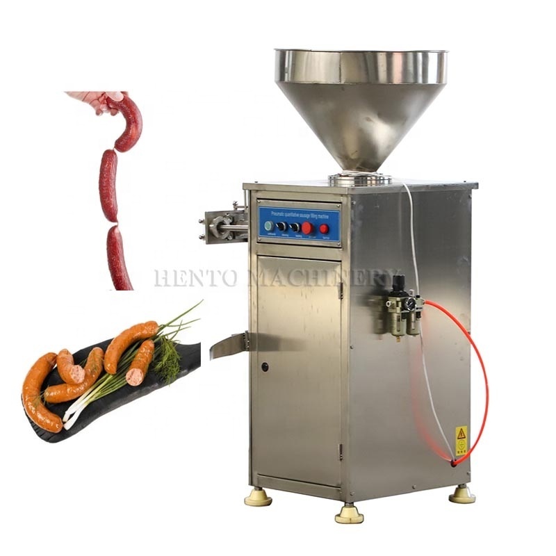 Stainless Steel Automatic Sausage Filler Machine / Automatic Sausage Linker Machine / Meat Grinder And Sausage Maker