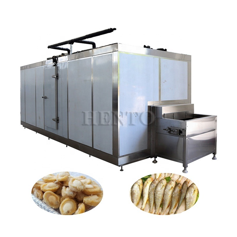 Large Capacity Quick Freeze Potato Machine / Tunnel Quick Freezer / Chicken Blast Freezer