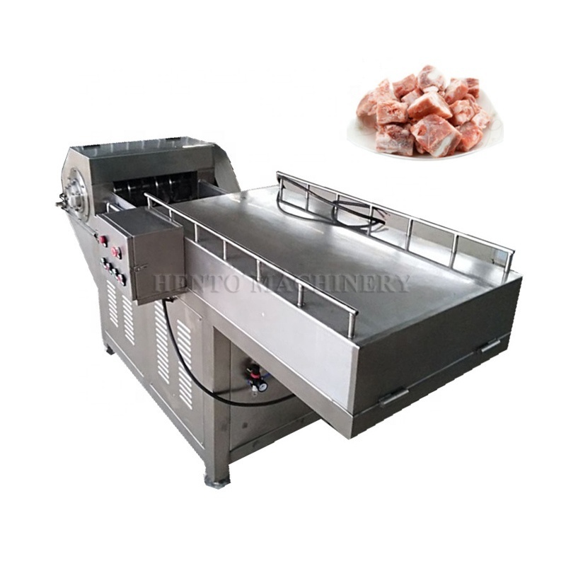 High Productivity Electric Meat Slicer Meat Cutter / Frozen Meat Shredder / Frozen Meat Dicing Cube Cutter Machine