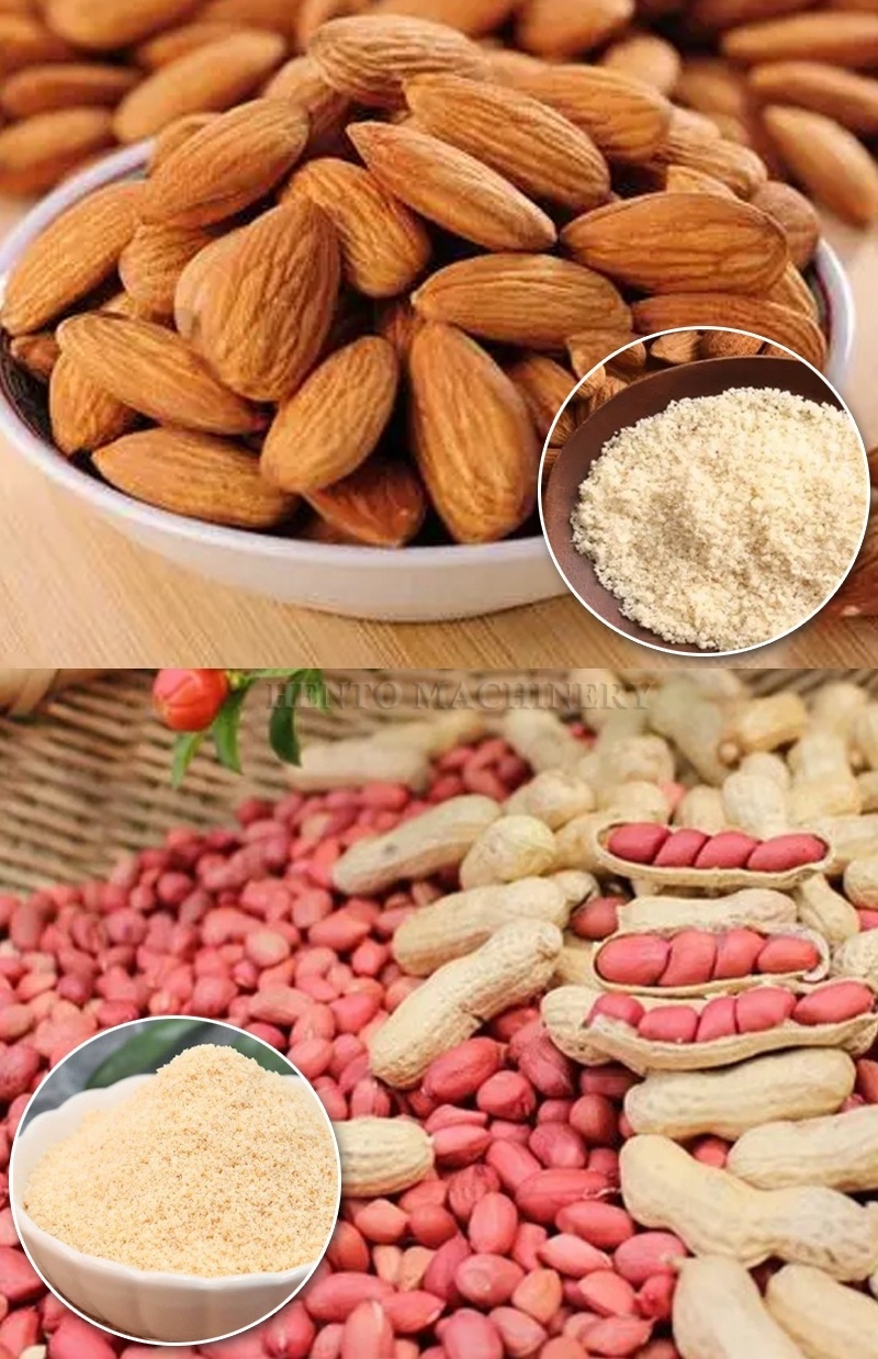 Large Capacity Nut Powder Making Machine Peanut Sesame / Almond Powder Grinder / Cashew Nut Powder Grinding Machine