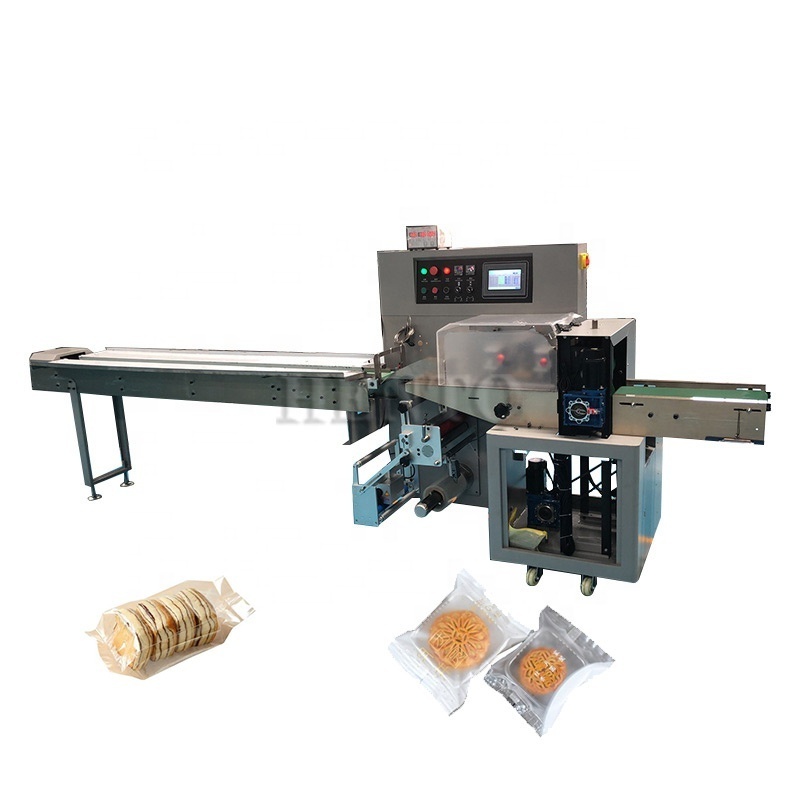 Industrial Candy Horizontal Packing Machine / Automatic Flow Packing Wrapping Machine / Small Pillow Pack Machine