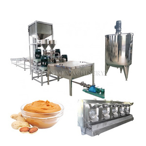 Hento Factory Price 200kg/h Peanut Butter Production Line / Industrial Peanut Butter Making Machine