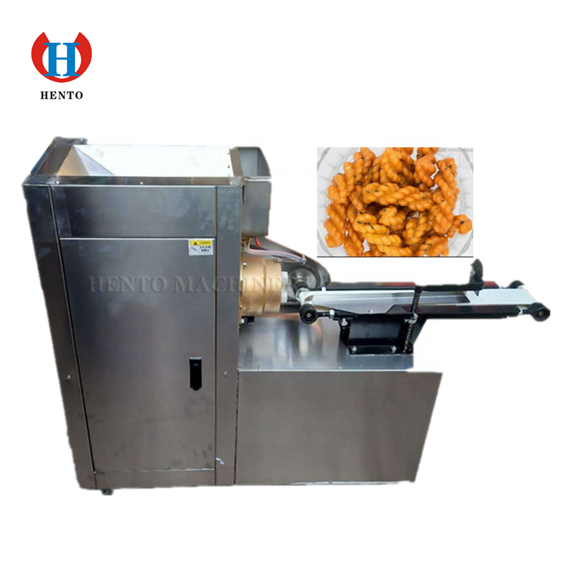 Electric Automatic Snack Dough Twist Maker Making Machine / Fried Pretzel Dough Twist Forming Machine