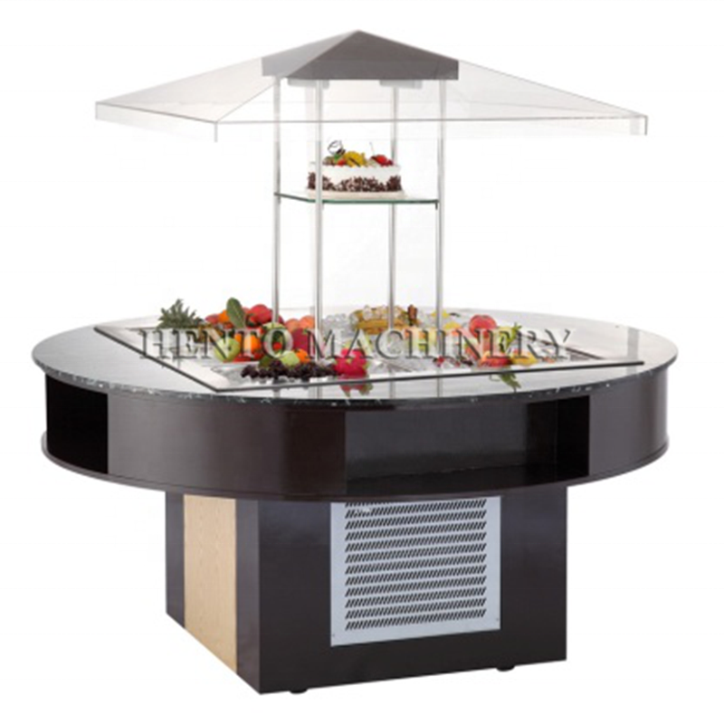 Showcase Salad Bar / Salad Refrigerator Cooling Display / Salad Bar Counter Display