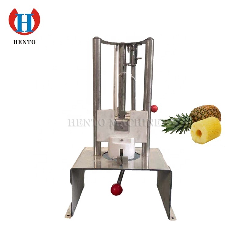 Mini Manual Pineapple Peeler Cutter Machine / Pineapple Peeling Cutting Machine / Pineapple Peeler Machine