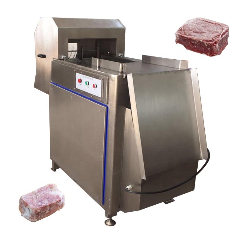 Advanced Structure Frozen Meat Dicer / Frozen Meat Block Cutting Machine / Automatic Frozen Meat Cutter