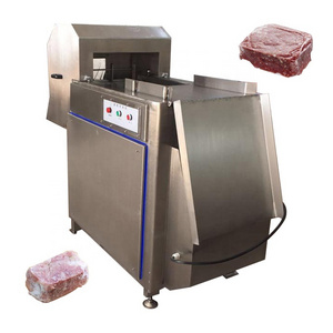 Advanced Structure Frozen Meat Dicer / Frozen Meat Block Cutting Machine / Automatic Frozen Meat Cutter