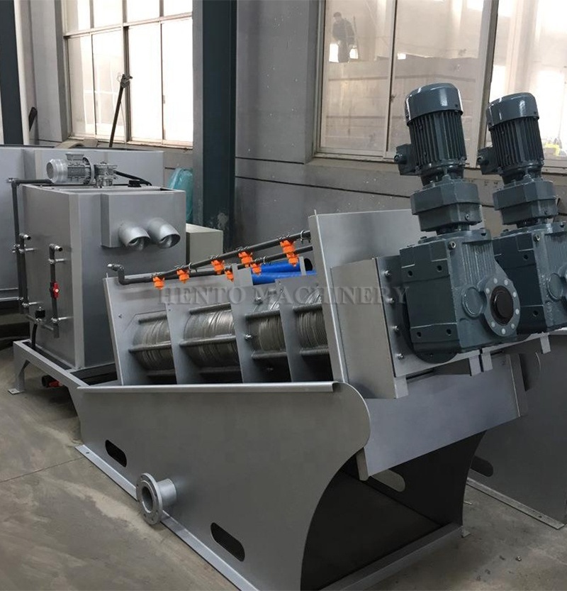 High Efficiency Sludge Dewatering Screw Press / Screw Sludge Dewatering Machine / Sludge Dehydrator Dewatering Equipment