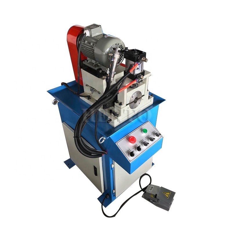 Steel Bar End Chamfering Machine / Pneumatic Chamfer Making Machine / Single Head Chamfering Machine